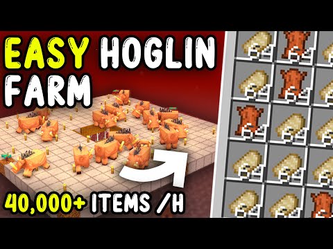Minecraft's EASIEST Hoglin