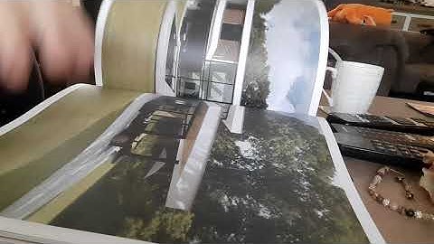 ASMR pageturning a luxury coffee table  book