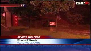 Heavy Rain Brings Flooding In Louisville