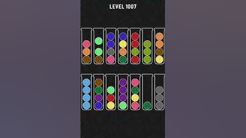 Ball sort puzzle level 1007