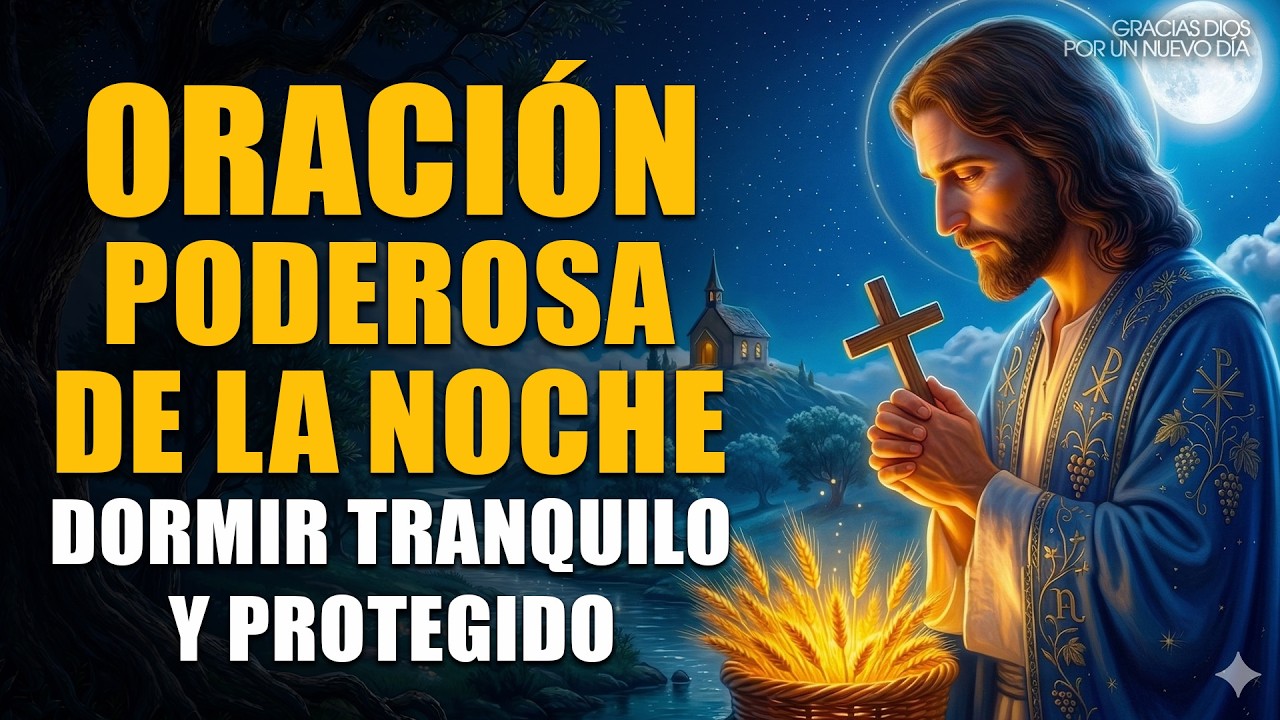Oración para Dormir Tranquilo y Protegido, oración poderosa de la noche ...