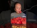 Heres a little refreshing mukbang WATERMELON MUKBANG...