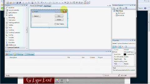 How to Make a Hide/Show Button and Checkbox in VB 2008