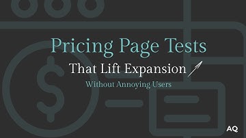 Pricing Page Tests That Lift Expansion (Without Annoying Users)