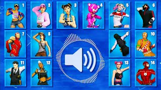 FORTNITE CHALLENGE PART #3 - GUESS THE DANCE BY REVERSED MUSIC.
Round 1: Guess the Fortnite Dance by reversed music part 1.
Round 2: Guess the skin by the IDLE pose part 2.
Round 3: Guess the Real dance/emote part 3.
Round 4: Guess the Skin by the shadow/silhouette part 3.
Round 5: Guess the True skin part 3. FORTNITE CHALLENGE PART #3 - GUESS THE DANCE BY REVERSED MUSIC.