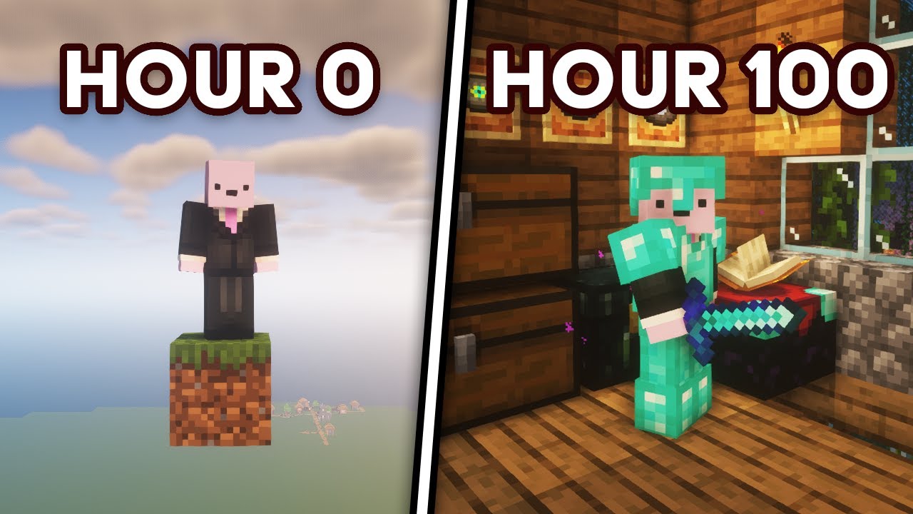 Can Players Survive 100 Hours in One Block?