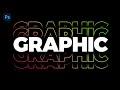 Typography Effect in Photoshop - Easy Tutorial