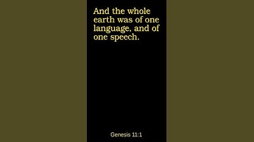 Thumbnail of Genesis 11:1 - King James Version