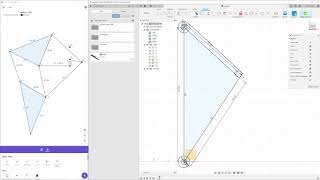 Strandbeest leg lower triangle Fusion360
