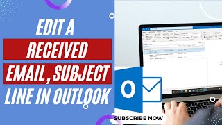 How to Edit a Received Email in Outlook | How to Edit a Received Email, Subject line in Outlook screenshot 5
