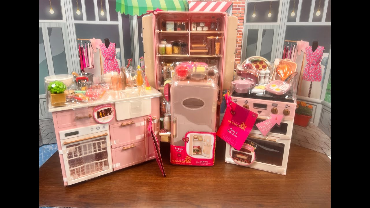 Gourmet Kitchen Playset American Girl Doll Kitchen Purple Buy 18