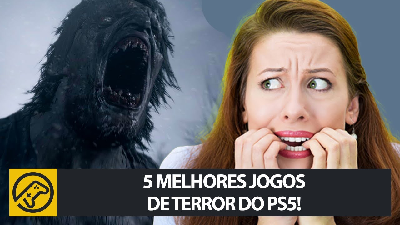 5 ÓTIMOS jogos de TERROR do PS5! 