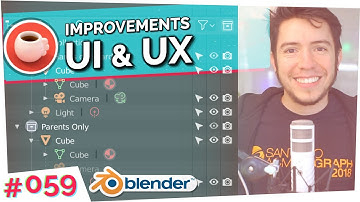 UI & UX Improvements! Blender Today Live #59