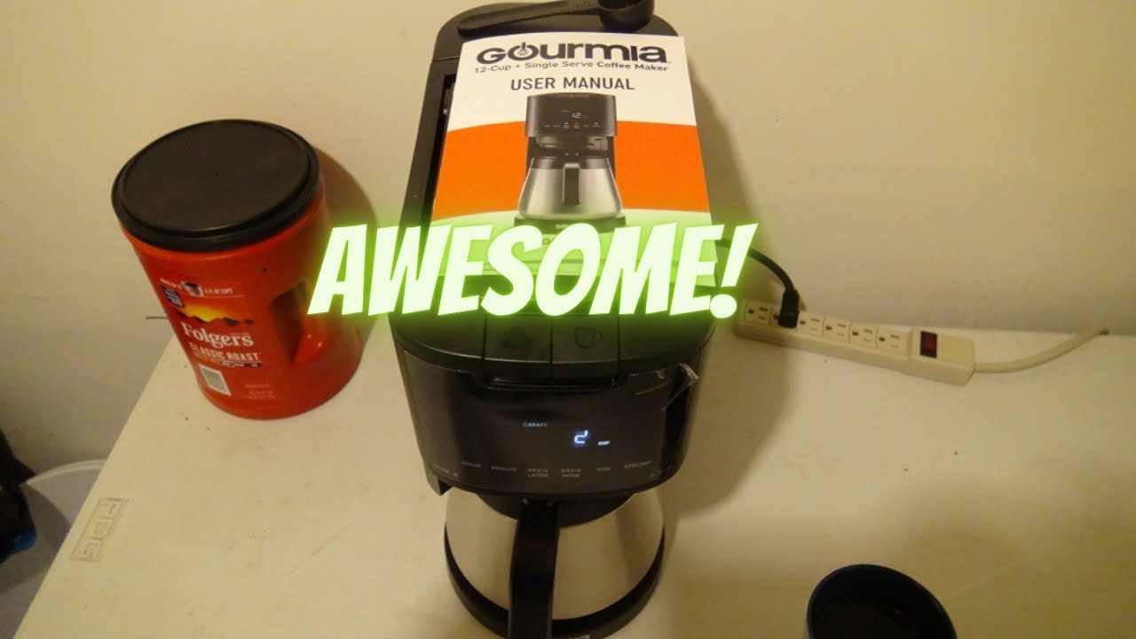 DETAILED REVIEW Gourmia 12 Cup Programmable Grind & Brew Coffee Maker 