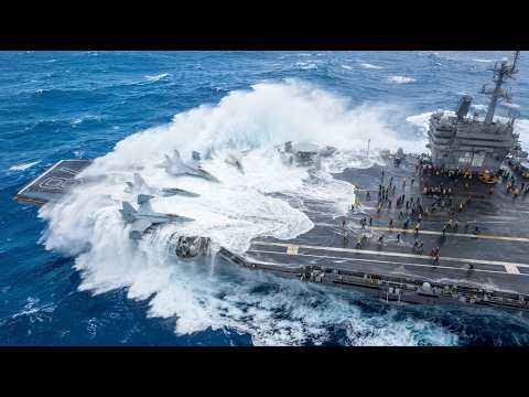 THE SECRET PHYSICS OF HOW SUPERCARRIERS SURVIVE DIRECT HITS FROM MASSIVE ROGUE WAVES