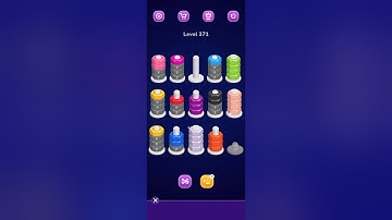 Nut Sort Level 371 Walkthrough | Nuts — Color Sort 371 solution