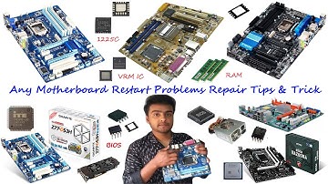 Haw To Repair Any Motherboard Restart Problems Tips & Trick | Restart By Tanvir Computer & Scientist