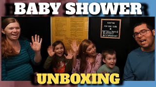 BABY SHOWER Unboxing With the Kiddos! THANK YOU!