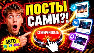 НЕЙРОСЕТЬ САМА ВЕДЕТ TELEGRAM и ВК | КАК АВТОМАТИЗИРОВАТЬ SMM ЧЕРЕЗ ИИ? screenshot 4