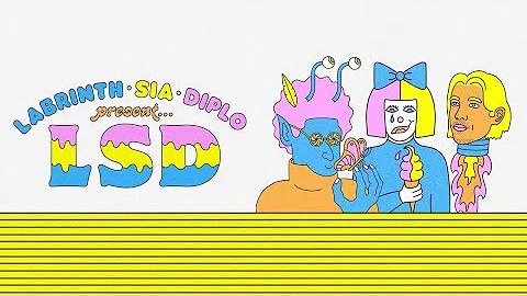 LSD - Thunderclouds (Official Lyrics Video) ft. Sia, Diplo, Labrinth