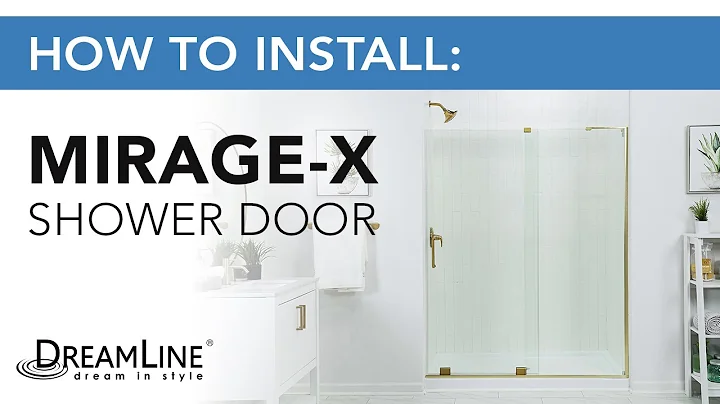 How to Install: DreamLine Mirage-X Sliding Glass Shower Door