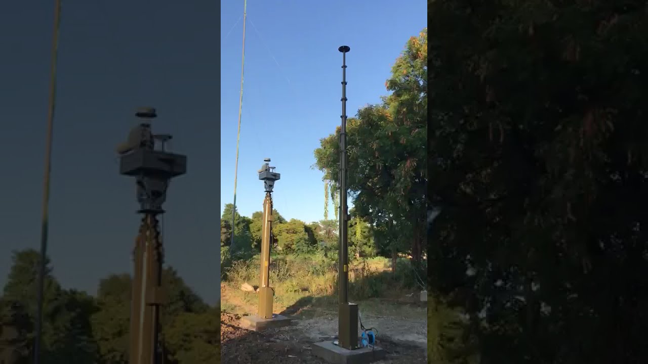 10m Outdoor Surveillance Telescopic Mast