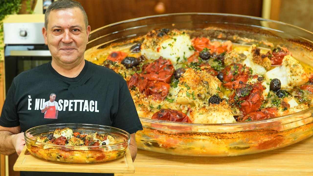 BACCALÀ al FORNO CON PATATE - Ricetta Super DELIZIOSA