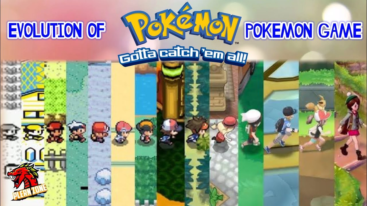 เกม โปเก ม่อน pc  2022 Update  Evolution of Pokemon Game (1996-2019) วิวัฒนาการของเกมส์โปเกม่อน