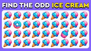 Find the ODD One Out - Sweets Edition 🍰🍭🍨 | Easy, Medium, Hard Levels Quiz