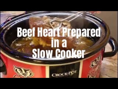 Slow Cooker Beef Heart Recipe - The Frugal Farm Wife