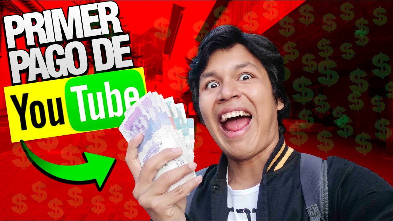 como COBRAR mi PRIMER PAGO de YOUTUBE en COLOMBIA 🇨🇴 CUANTO PAGA