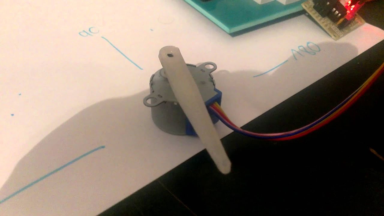 Stepper motor 28BYJ-48 and custom arduino liberary - YouTube