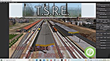 How to place missing consist or rake in any activity using TSRE | Full tutorial with commentary..!!