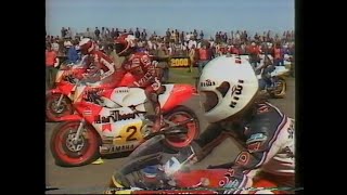 MotoGP 500cc GP - Transatlantic Challenge - Donington Park - Race 5 - Barry Sheene - April 1984.