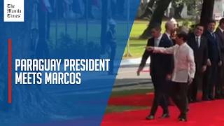 Marcos welcomes Paraguay president