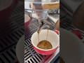 Grinding and extraction coffee#coffeeart #espressoyourself
