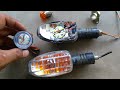 Unique, cheap and powerful led indicator installation, first time in YouTube