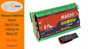 How to Backup and Load Masso G2 settings -Episode 21