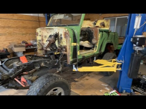 1973 commando on k5 blazer frame 10INCH LIFT