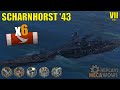 Scharnhorst &#39;43 6/6 Kills RANKED &amp; 118k Damage | World of Warships Gameplay