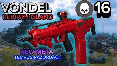 this TEMPUS RAZORBACK CLASS SETUP is NEW META on Vondel Park WARZONE !