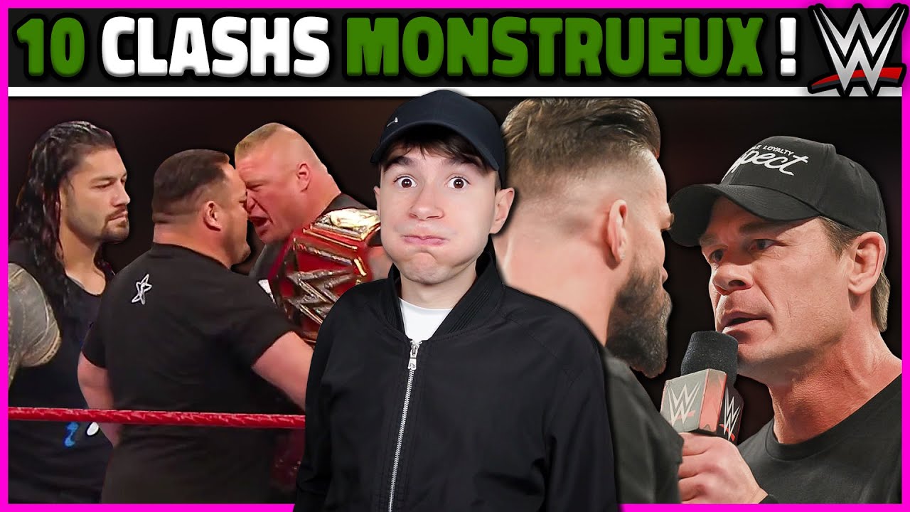 10 clashs MONSTRUEUX  la WWE 