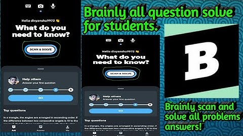 Brainly How to use brainly app in hindi|| how to get answers of any questions in Hindi .