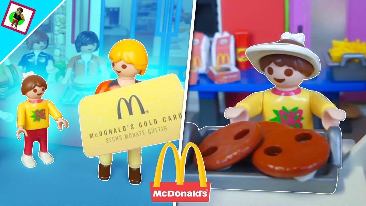 Playmobil Film "lustige Mc Donalds Geschichten" Familie Jansen