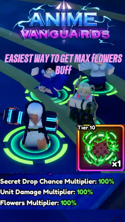 EASIEST way to get MAX buff in the NEW spring event | Anime Vanguards