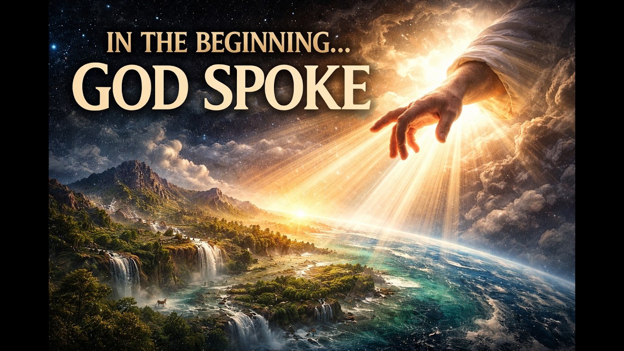 In the Beginning… God Spoke — The Creation Story of Genesis 1 (Cinematic Bible Story)