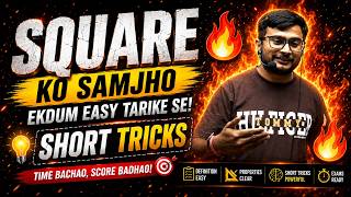 🔥 Square Root Ka Short Trick 😱 | 2 Second Mein Square Root Nikale | Math Magic 💯Other Fire Titles: