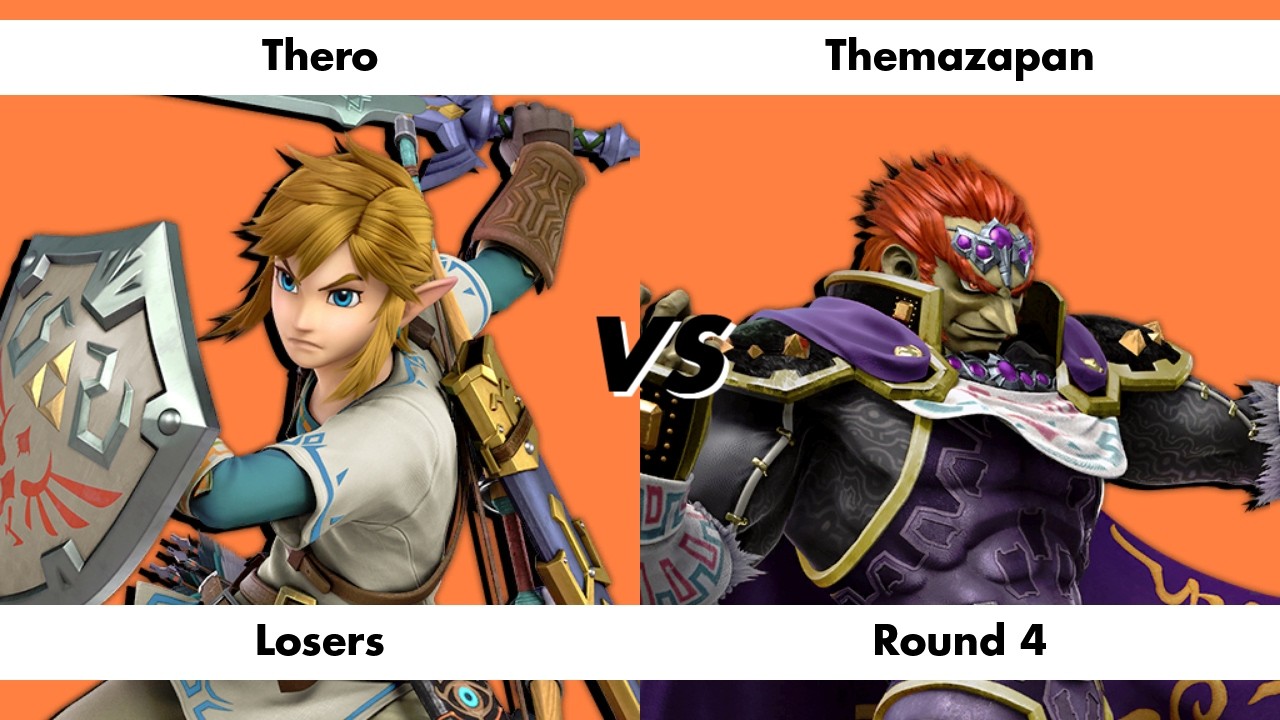 Thero (Link) vs TheMazapan (Ganondorf) | Smash Burgers: Apollokid Saga - Losers Round 4