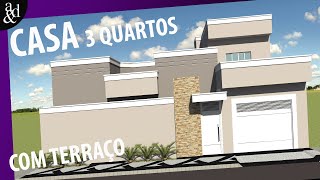 Ampliação De Casa Com TERRAÇO