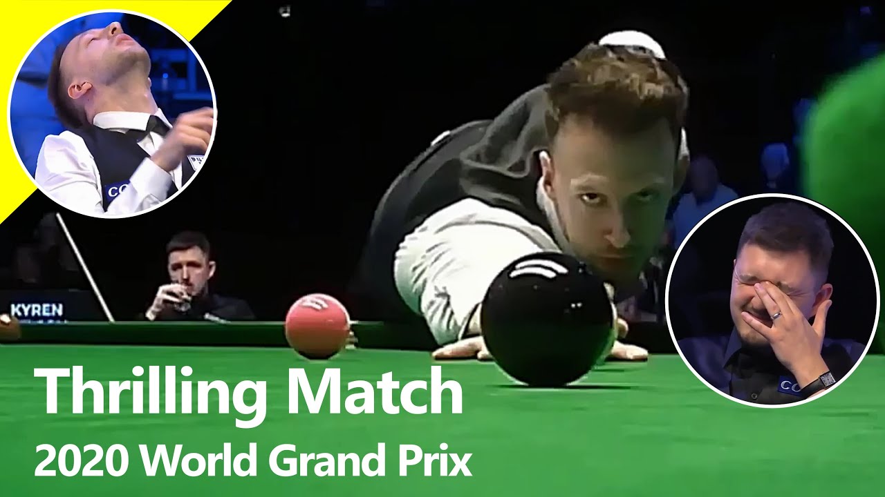 Exciting Snooker Match in Cheltenham Judd Trump vs Kyren Wilson 2020 World Grand Prix - Last 16